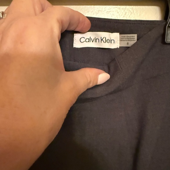 Calvin Klein Charcoal Pencil Skirt - Picture 2 of 4